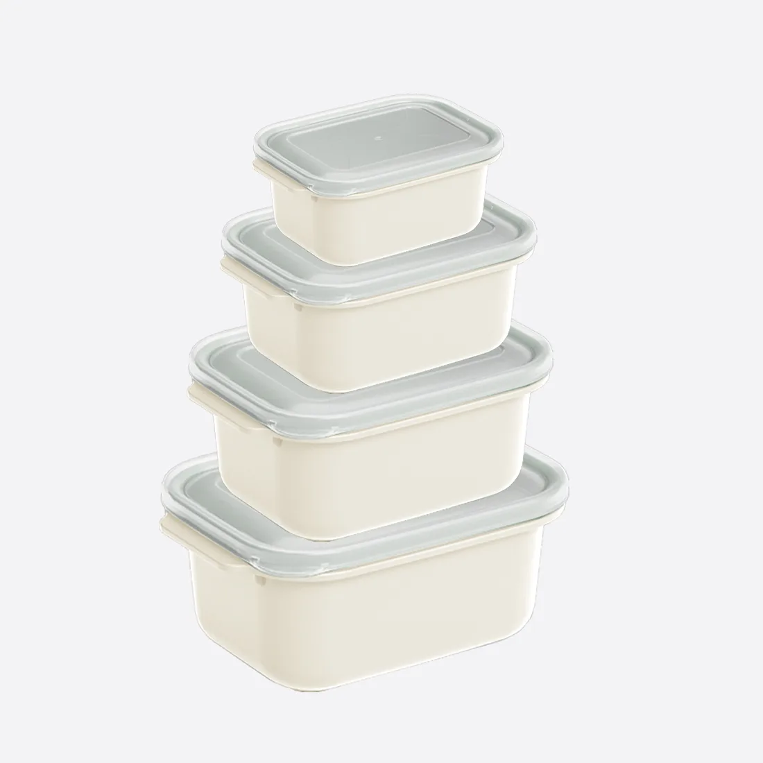 4 Parça Easy Keep Dikdörtgen Set ( 500 x 1000 x 2000 x 3500 ml )