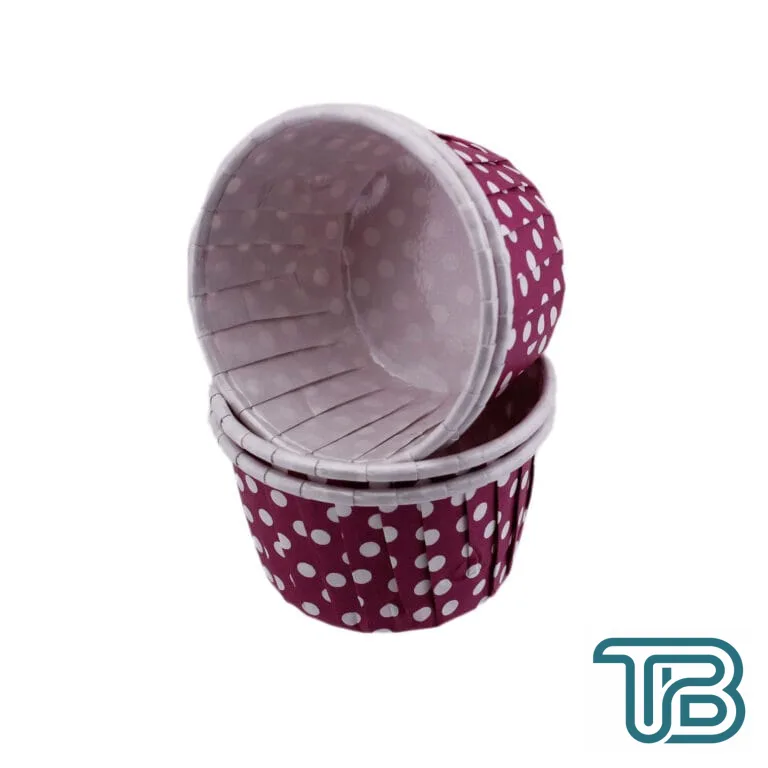 Cupcake Kalıbı Orta Boy 50*39 Mm (50 Adet) Puantiyeli Mor - Eminönü ToptanS | Ticaretin Kalbinden