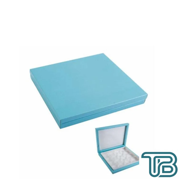 Karton Çikolata Kutusu 24 lü Separatörlü 23.4X31.5 CM Mavi - Eminönü ToptanS | Ticaretin Kalbinden