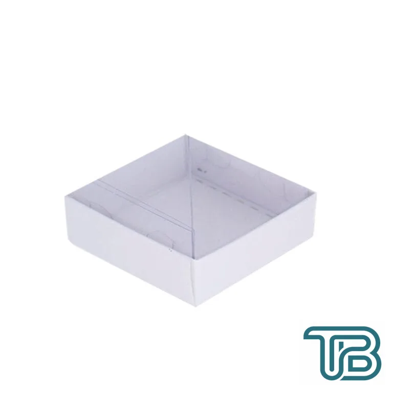 Asetat Kutu Altı Karton 7X7X2.2 CM (50 Adet) Beyaz - Eminönü ToptanS | Ticaretin Kalbinden