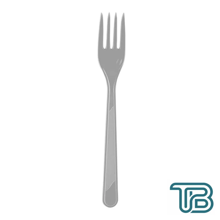 Plastik Çatal (25 Adet) Gümüş - Eminönü ToptanS | Ticaretin Kalbinden