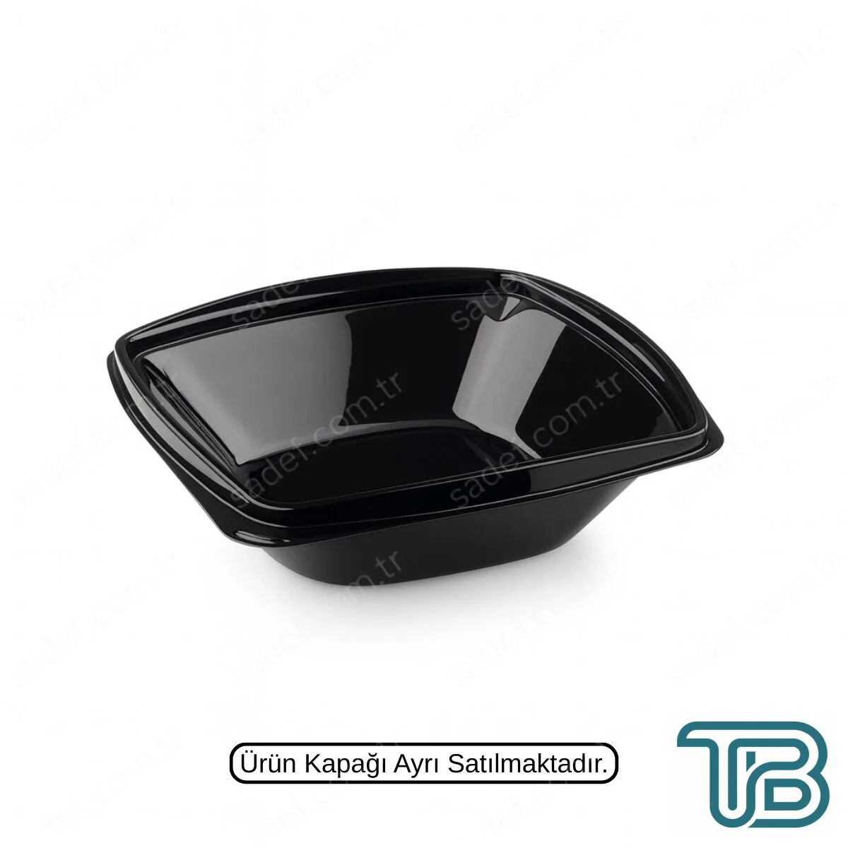 L-321-S LİMERA KARE SALATA GÖVDE 750 CC SİYAH 19 GR 300 ADET