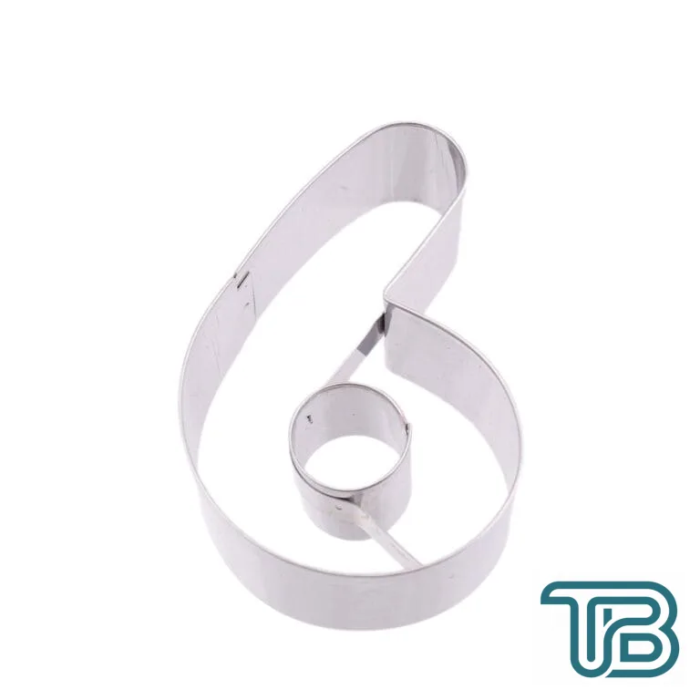Kek Kurabiye Ve Pasta Kalıbı Metal 6 Sayı Büyük Boy Rakam 8.5 CM - Eminönü ToptanS | Ticaretin Kalbinden