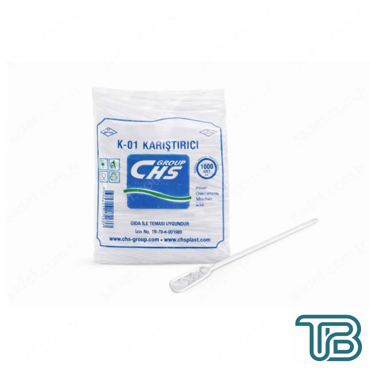 CHS PLASTİK KARIŞTIRICI 0,37 GR 500 AD ŞEFFAF