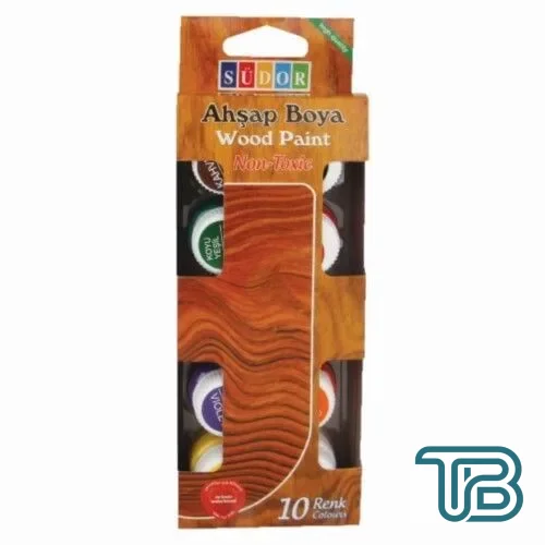 Südor SD124 10 Renk Ahşap Boyası 15ml