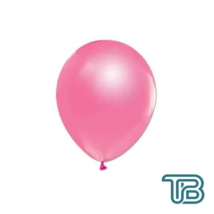 Metalik Balon 12 İnç Baskısız (100 Adet) Pembe - Eminönü ToptanS | Ticaretin Kalbinden