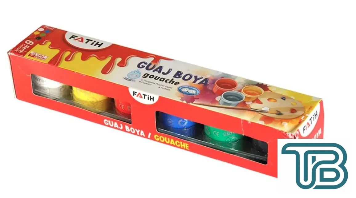 Fatih 6 Renk Guaj Boya 25ml x 6