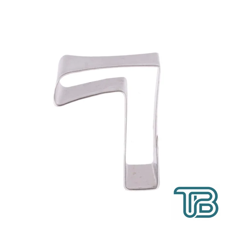 Kek Kurabiye Ve Pasta Kalıbı Metal 7 Sayı Büyük Boy Rakam 8.5 CM - Eminönü ToptanS | Ticaretin Kalbinden