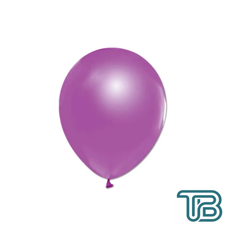 Balon 12 İnç Baskısız Metalik (20 Adet) Mor - Eminönü ToptanS | Ticaretin Kalbinden