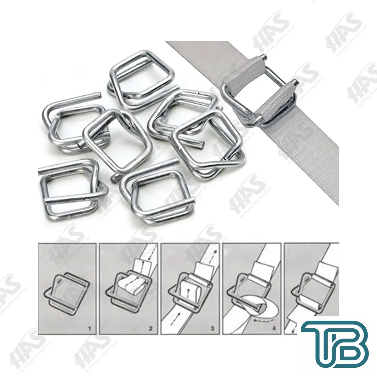 Metal Spiral Bukle Toka - Has Ambalaj