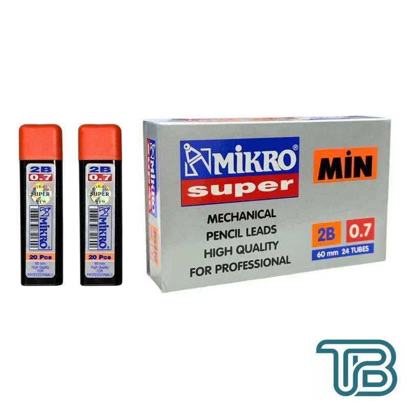 Mikro Super Min 0.7mm 24 Tüp (Adet)