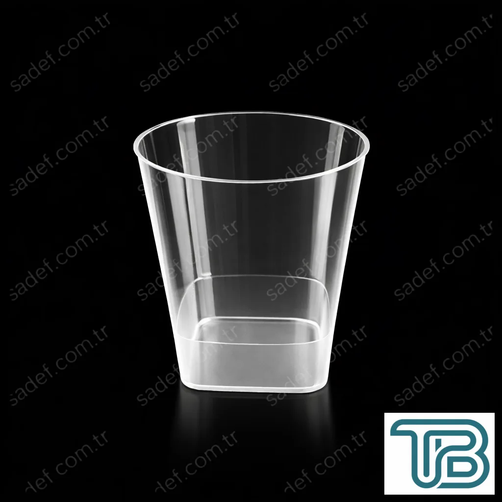 KARE 240 CC KADEH ŞEFFAF - 240 ADET