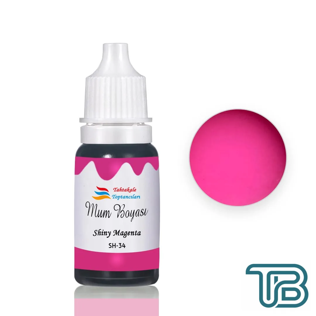 Mum Boyası Sıvı Pigment Boya 20 ML Shiny Magenta - SH34 - Eminönü ToptanS | Ticaretin Kalbinden