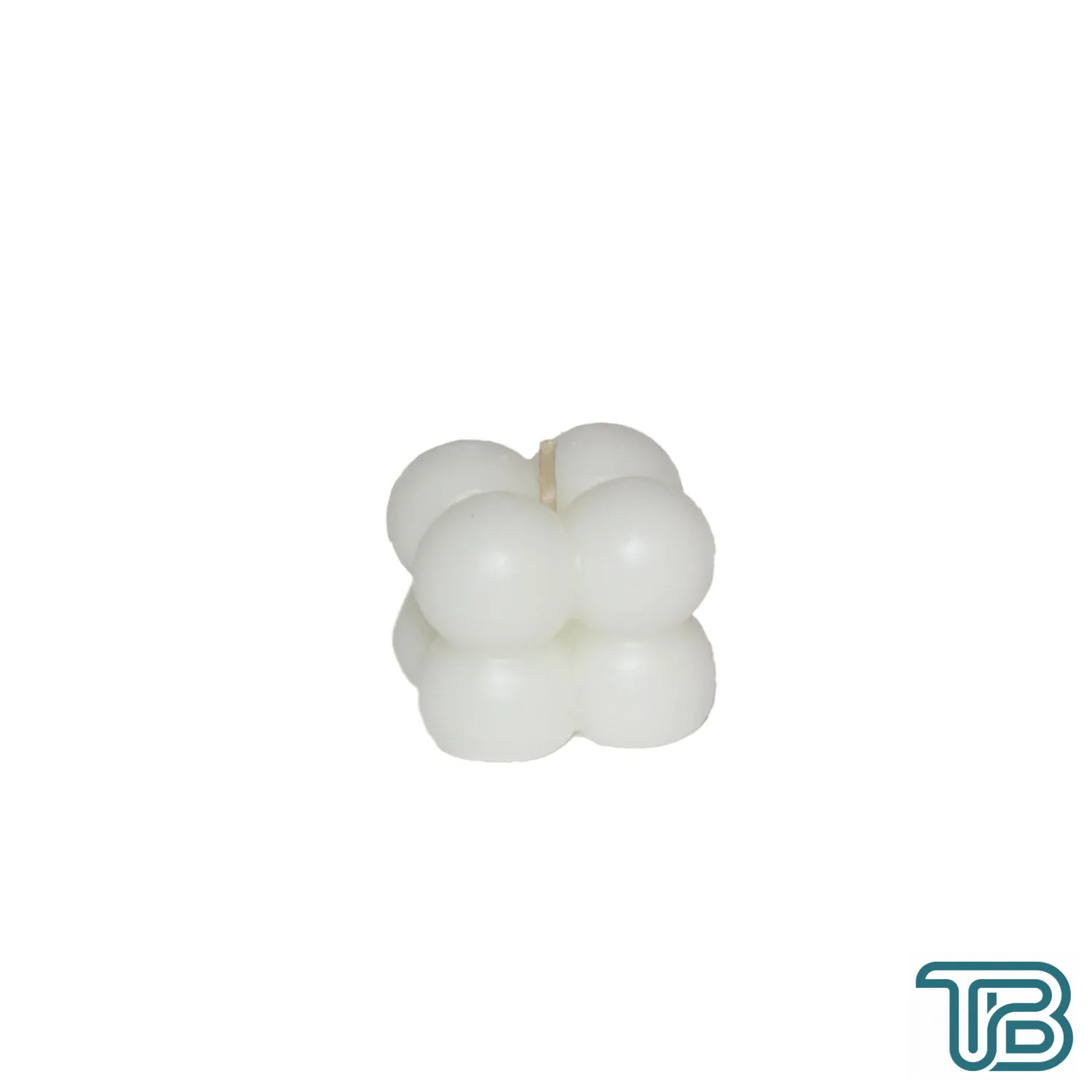 Kare Dörtlü Bubble Mum 3.5 X3.5 CM (25 Adet) Beyaz - Eminönü ToptanS | Ticaretin Kalbinden