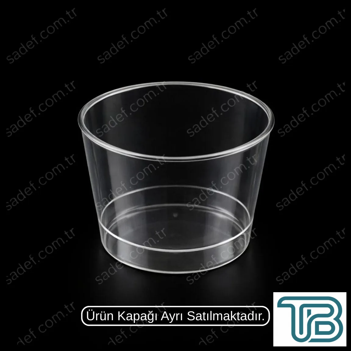MAY355 180 CC BODEGA KAP ŞEFFAF 300 ADET