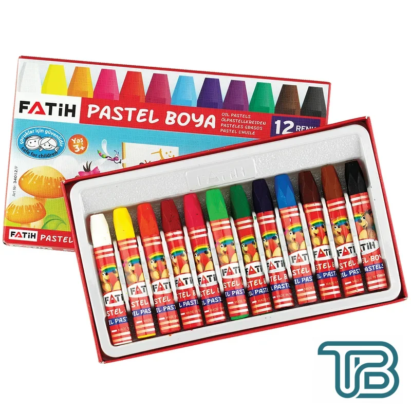 Fatih 12 Renk Pastel Boya