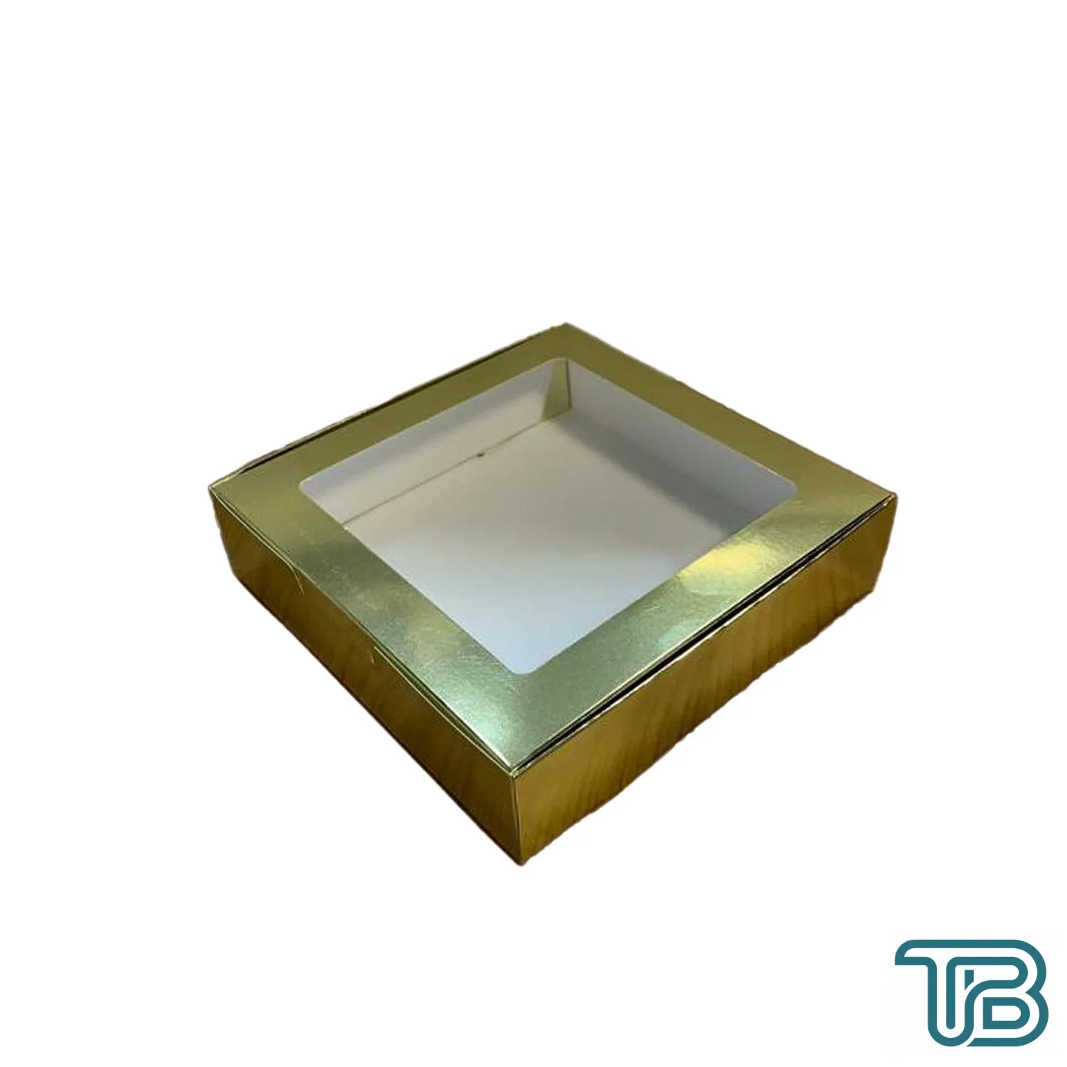 Karton Kutu Pencereli Havlu Kutusu 20X20X5 (10 Adet) Gold - Eminönü ToptanS | Ticaretin Kalbinden