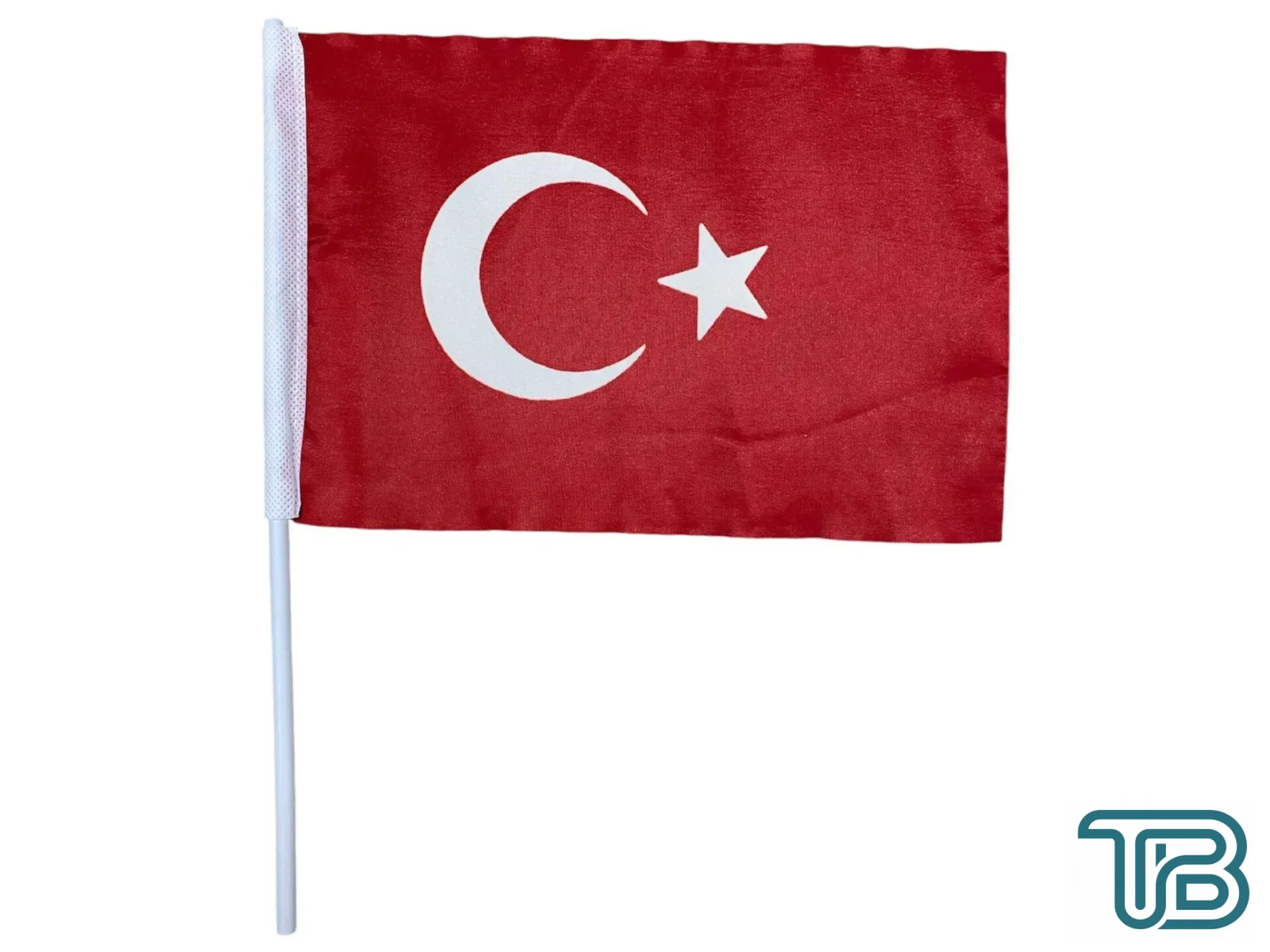 20X30 Bez Plastik Sopaı Bayrak 10 Adet Alpaka Kumaş