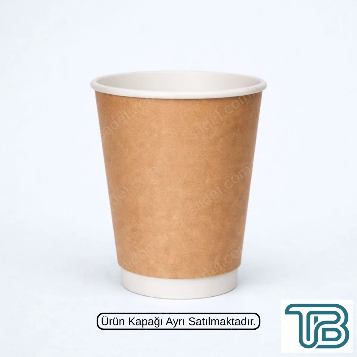 KRAFT DOUBLE WALL ARNES 14 OZ BASKISIZ KARTON BARDAK SICAK 500 ADET