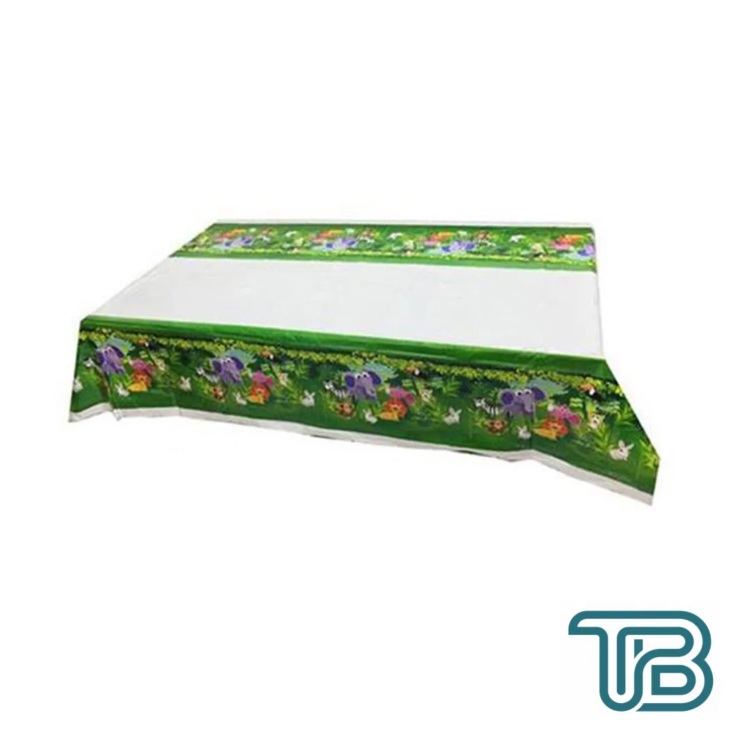 Sevimli Hayvanlar Temalı Safari Serisi Masa Örtüsü 108X180 CM - Eminönü ToptanS | Ticaretin Kalbinden