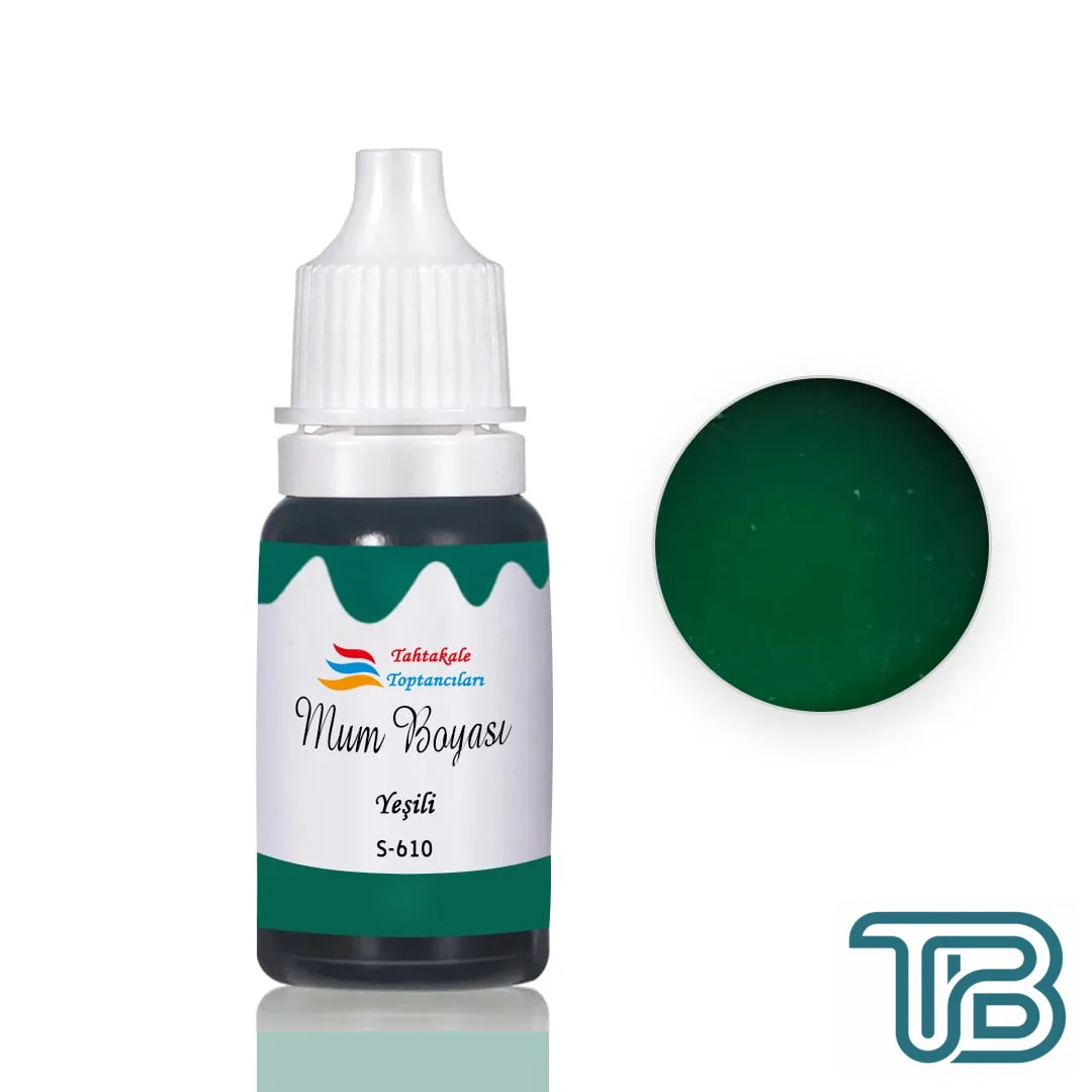 Mum Boyası Sıvı Pigment Boya 20 ML Yeşil – S610