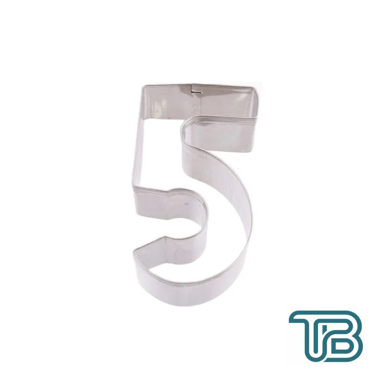 Kek Kurabiye Ve Pasta Kalıbı Metal 5 Sayı Büyük Boy Rakam 8.5 CM - Eminönü ToptanS | Ticaretin Kalbinden