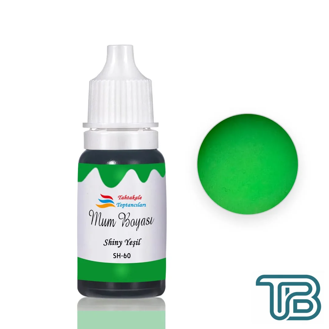 Mum Boyası Sıvı Pigment Boya 20 ML Shiny Yeşil - SH60 - Eminönü ToptanS | Ticaretin Kalbinden