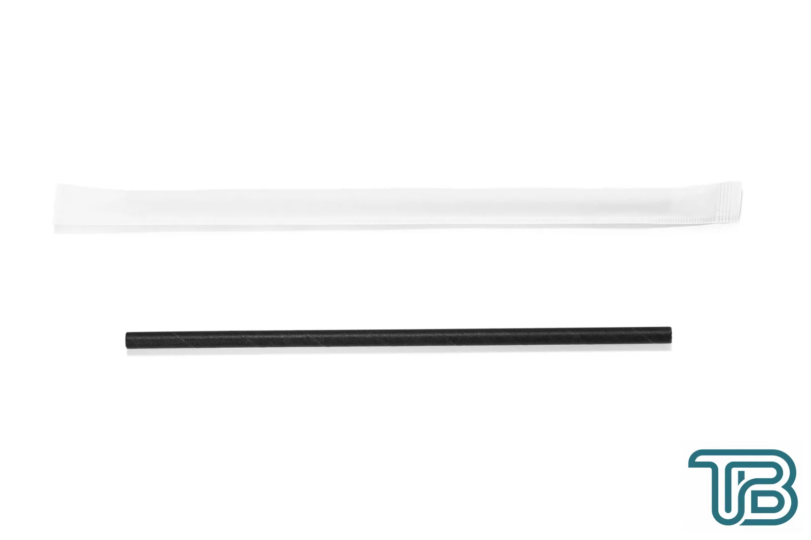 Kağıt Pipet Siyah Sargılı 6x197mm 3200 Adet