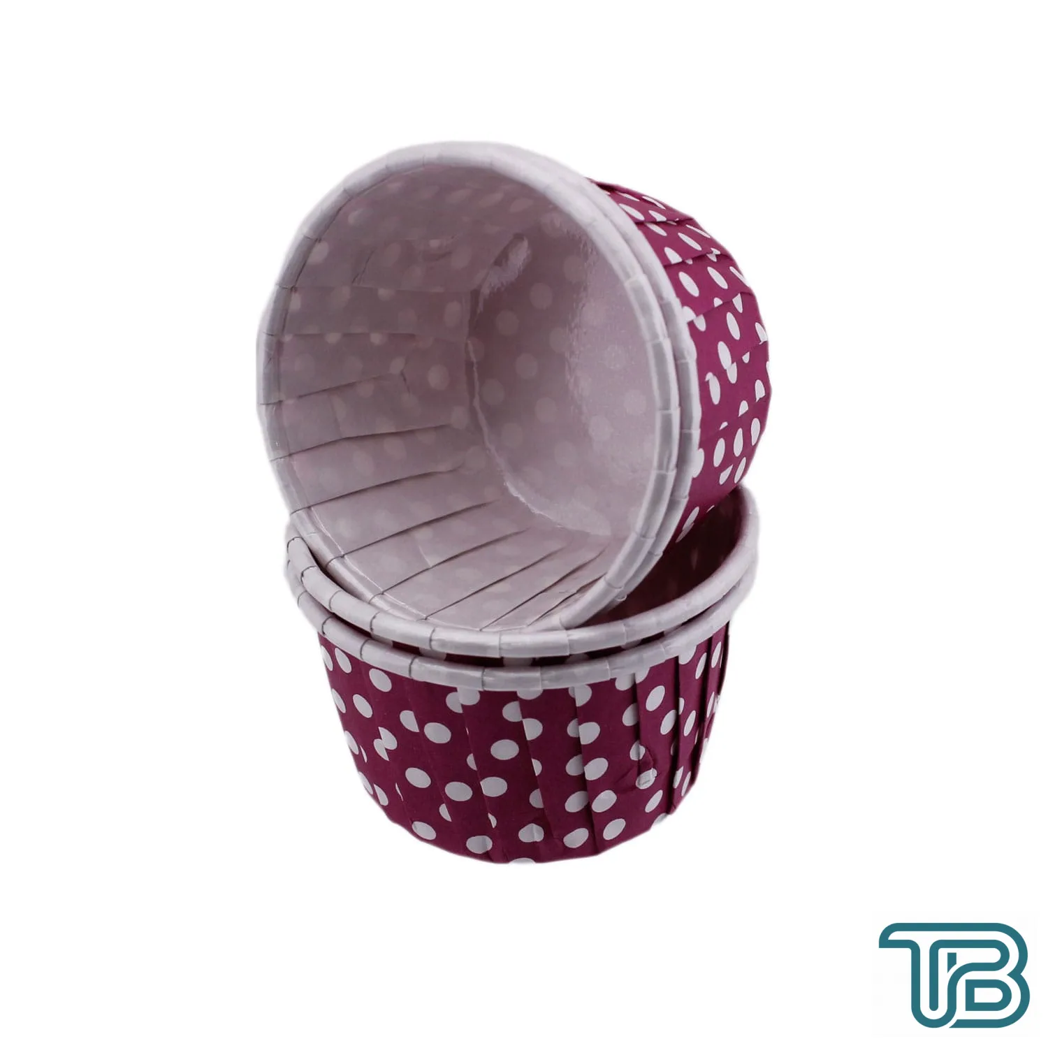 Cupcake Kalıbı Minik Boy 38*30 Mm (50 Adet) Puantiyeli Mor - Eminönü ToptanS | Ticaretin Kalbinden