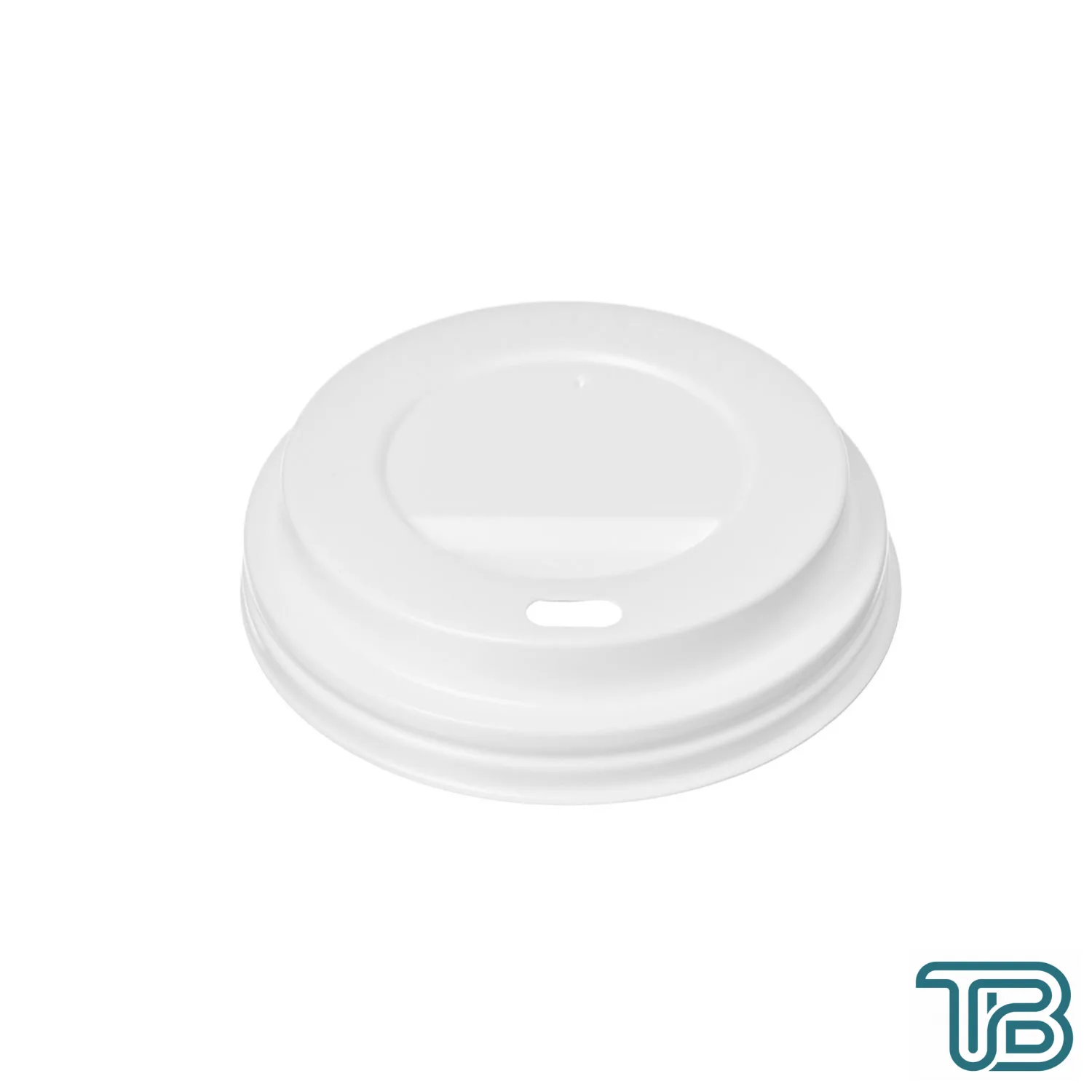 8 oz Sıcak Bardak Kapağı Beyaz (80 mm Çap) 100 Adet