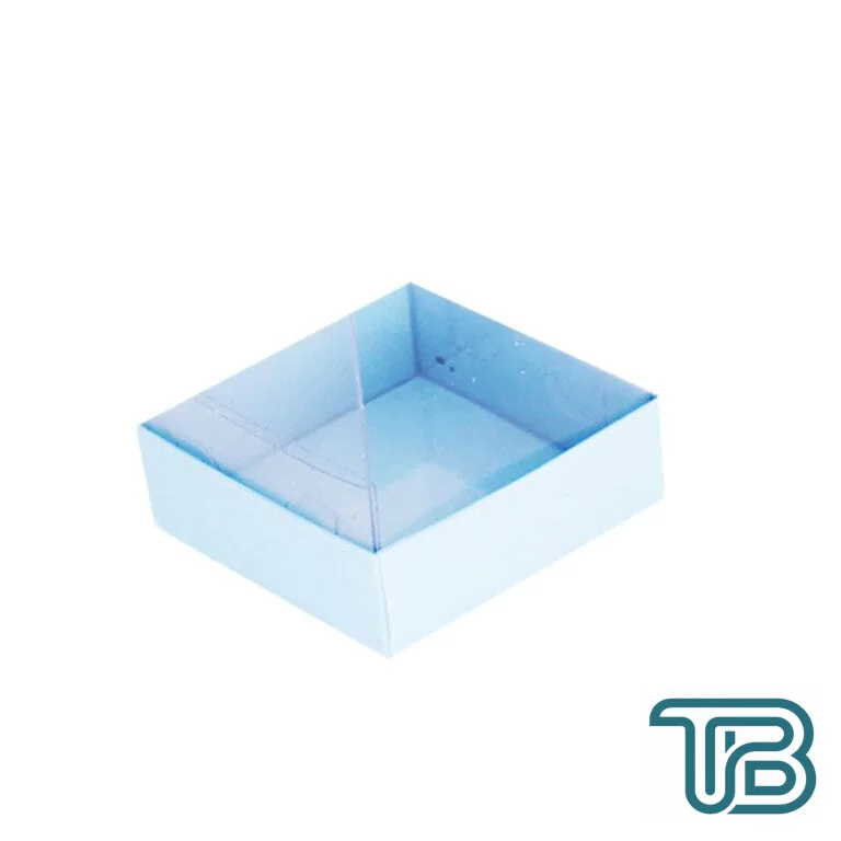 Asetat Kutu Altı Karton 7X7X2.2 CM (50 Adet) Mavi - Eminönü ToptanS | Ticaretin Kalbinden