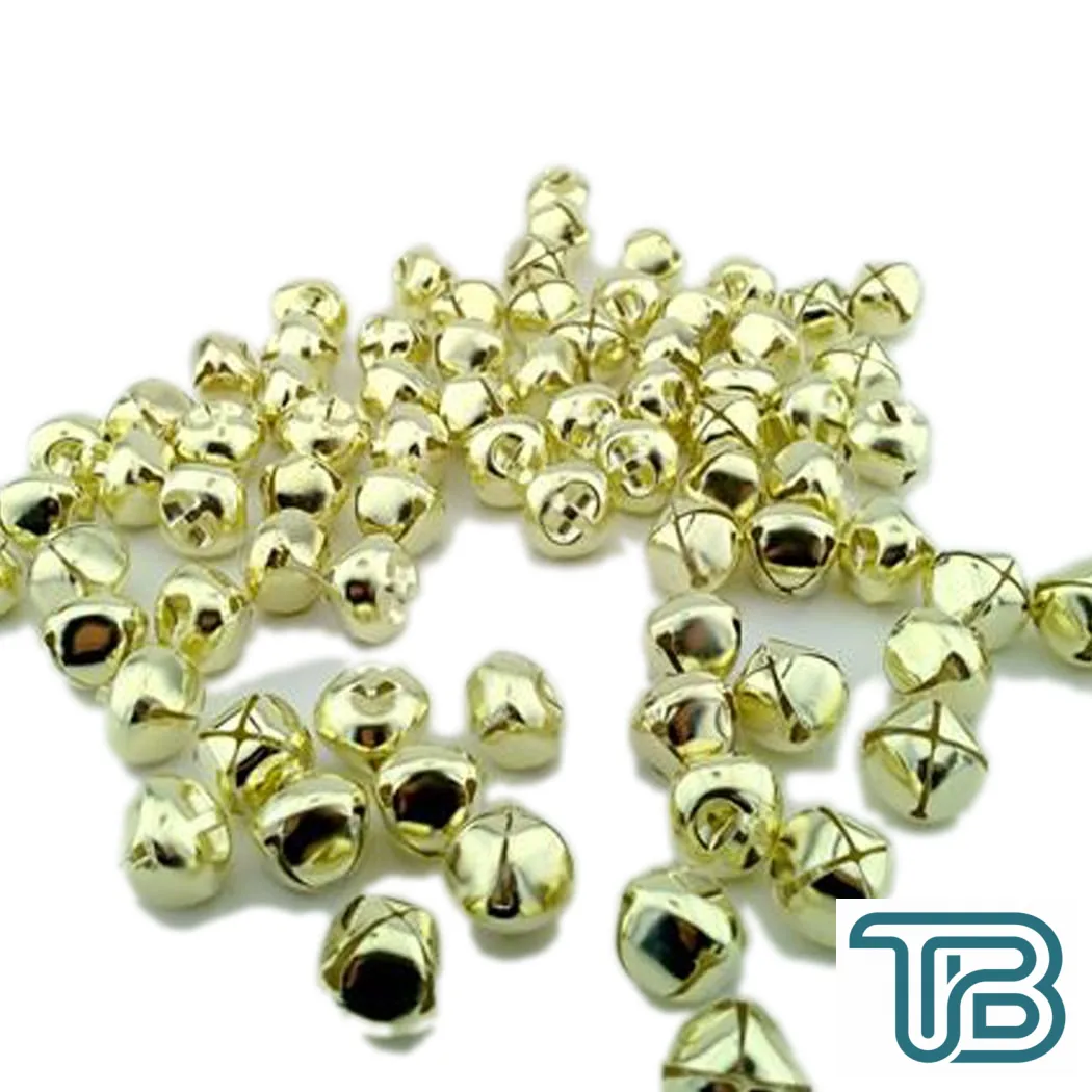 Metal Çıngırak Zil 2 CM (1000 Adet) Altın - Eminönü ToptanS | Ticaretin Kalbinden