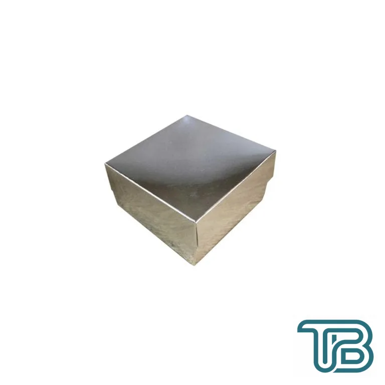 Komple Karton Kutu Düz Renk 10X10x5 CM (25 Adet) Gümüş - Eminönü ToptanS | Ticaretin Kalbinden