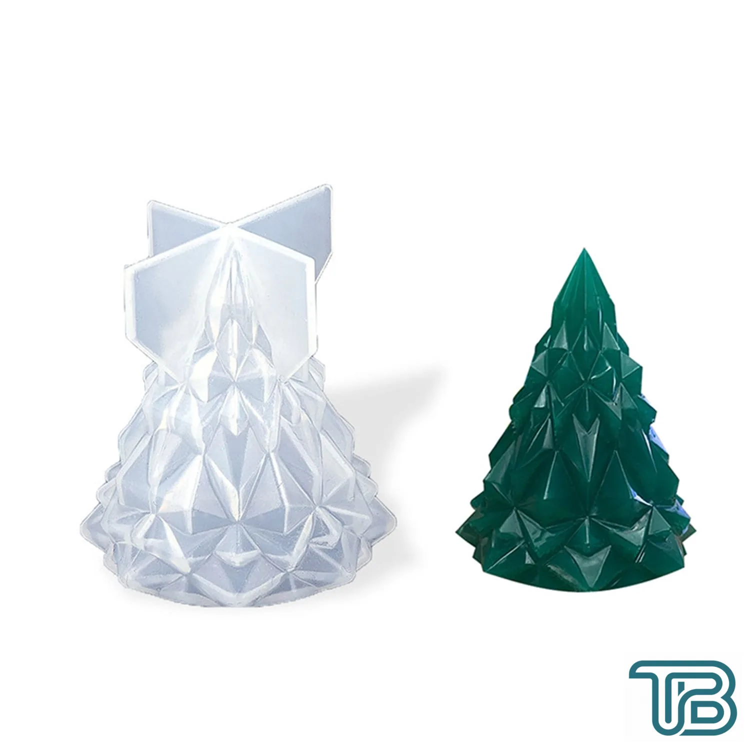 Epoksi Silikon Kalıp Yılbaşı Ağacı Kristal Kalıp 6 CM X 5 CM - Eminönü ToptanS | Ticaretin Kalbinden