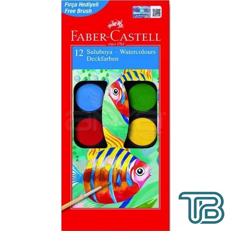 Faber Castell 12 Renk Suluboya Red Line