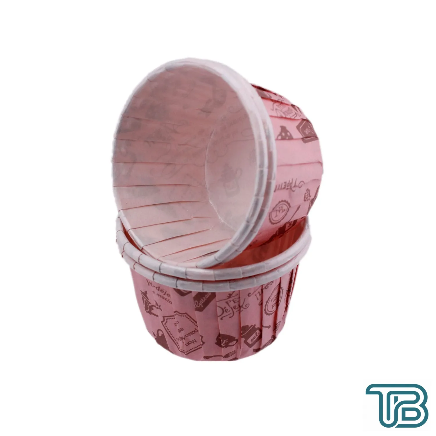 Cupcake Kalıbı Orta Boy 50*39 MM DESENLİ (100 Adet) Pembe Mutfak Desenli - Eminönü ToptanS | Ticaretin Kalbinden