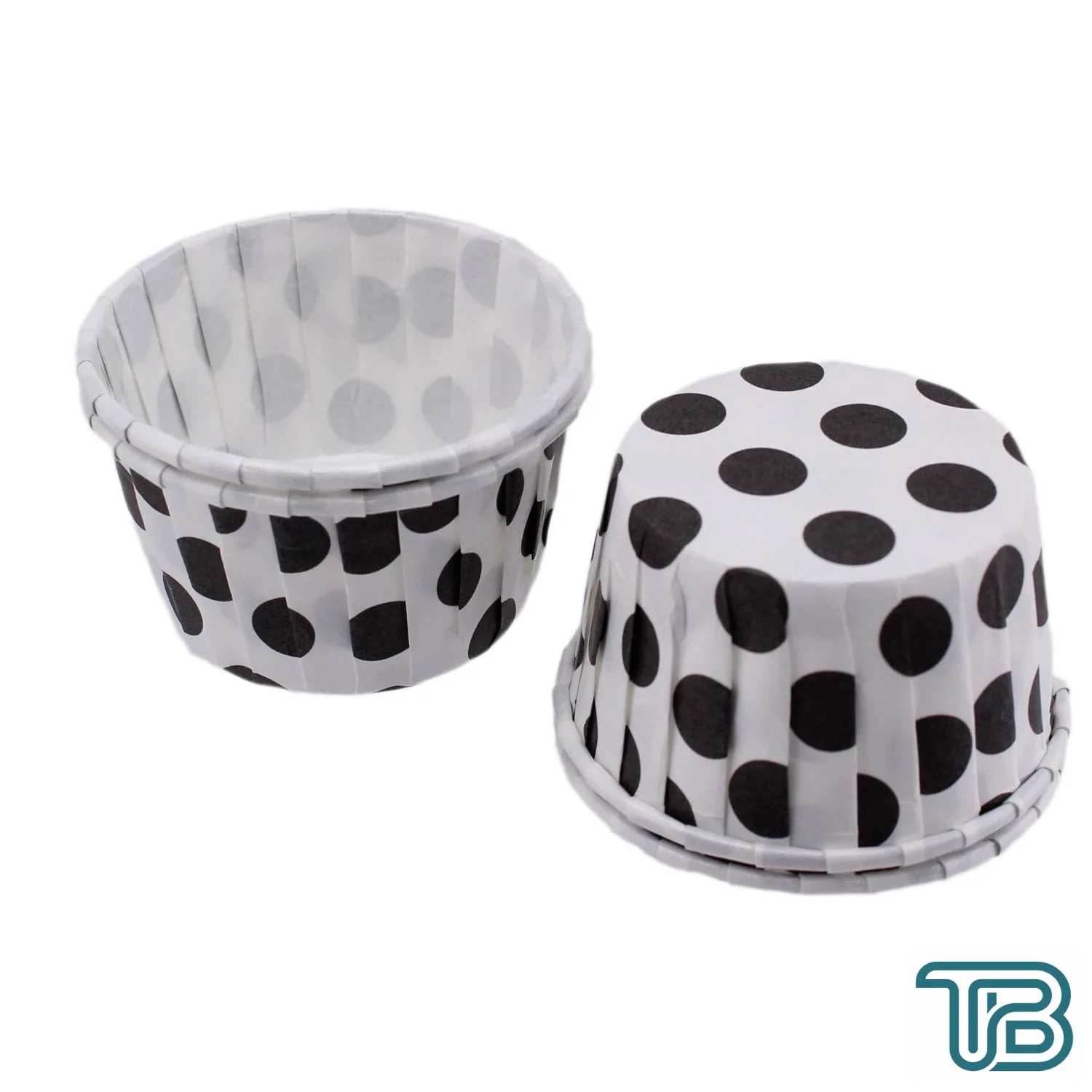 Cupcake Kalıbı Büyük Boy 62*40 Mm (100 Adet) Puantiyeli Beyaz - Eminönü ToptanS | Ticaretin Kalbinden