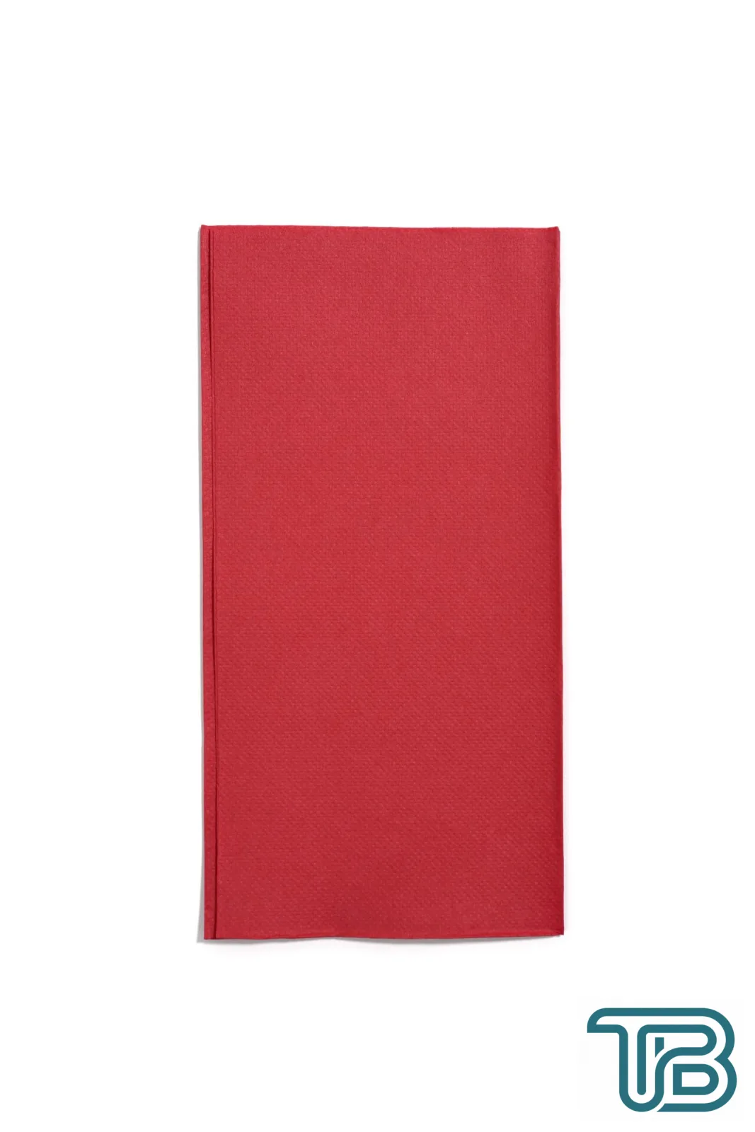 Çift Kat Kırmızı Garson Katlama Peçete 1/8 33x33 cm (Açık Hali) 100 Adet