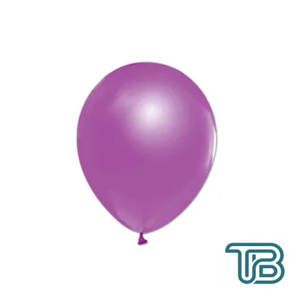 Metalik Balon 12 İnç Baskısız (100 Adet) Mor - Eminönü ToptanS | Ticaretin Kalbinden