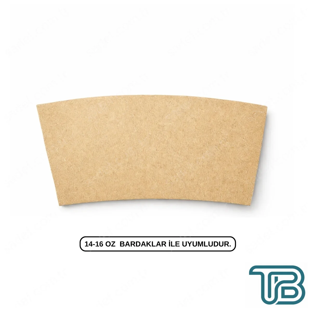 SLEEVE KRAFT BARDAK CEKETİ 14 - 16 OZ 1000 ADET