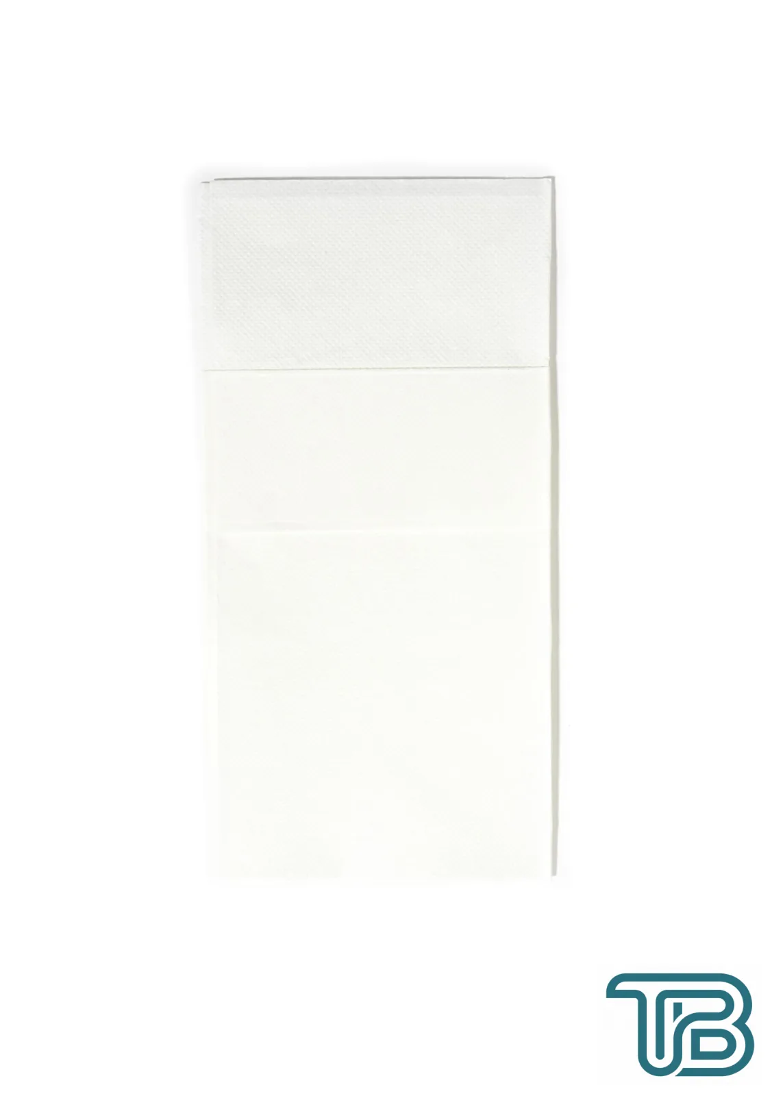 Çift Kat Beyaz Cepli Peçete 1/8 40x40 cm (Açık hali) 1200 Adet