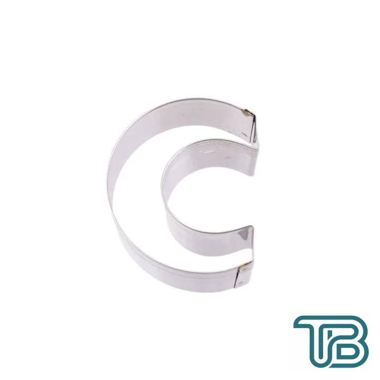 Kek Kurabiye Ve Pasta Kalıbı Metal C Harfİ Büyük Boy Alfabe 8.5 CM - Eminönü ToptanS | Ticaretin Kalbinden