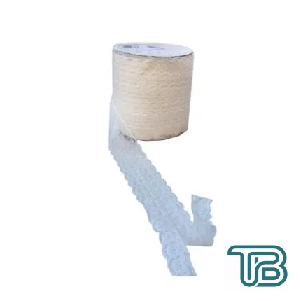 Kurdela Dantelli Çift 2 Katlı 5 Cm (10 Metre) Krem - Eminönü ToptanS | Ticaretin Kalbinden