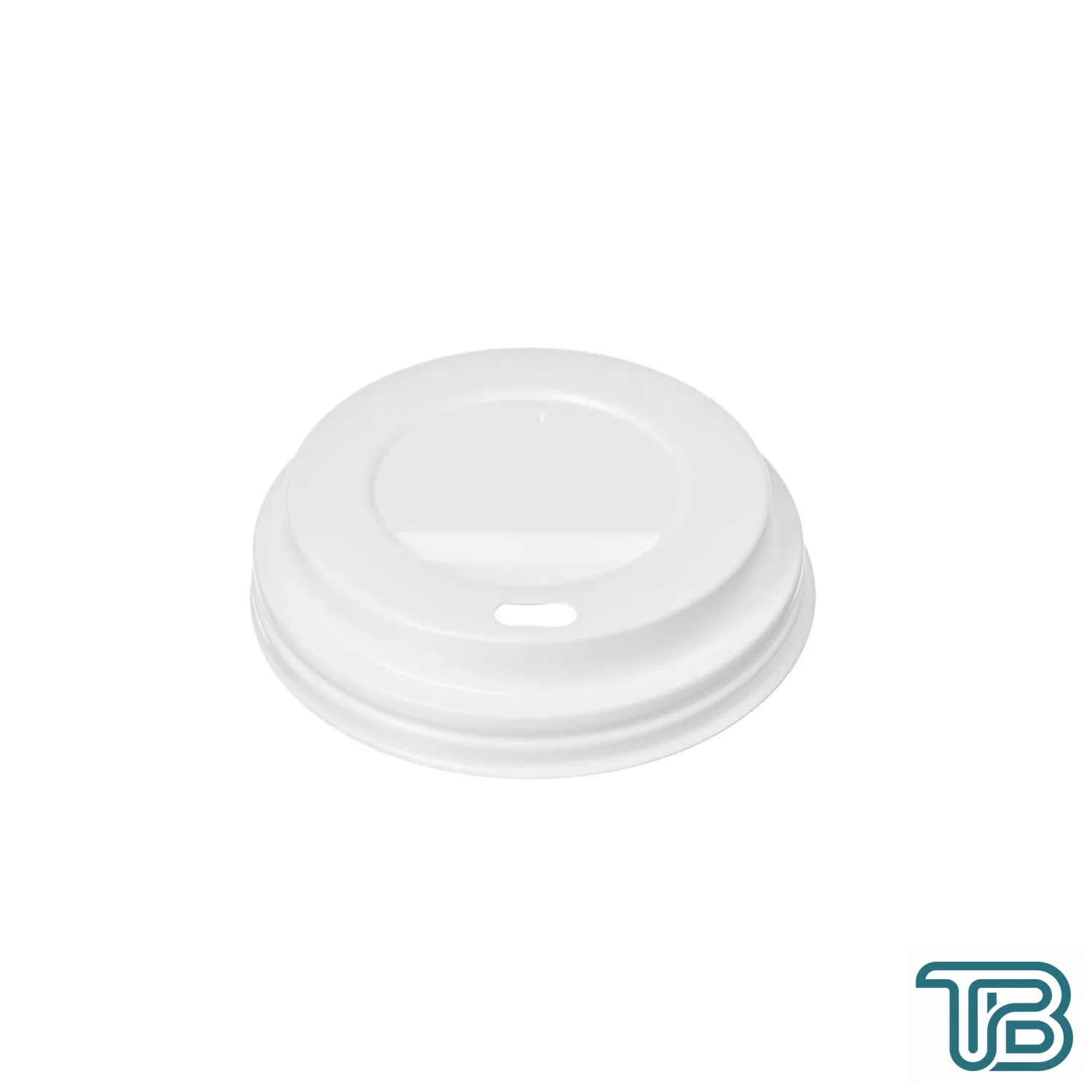 4 oz Sıcak İçecek Bardak Kapağı Beyaz (62 mm Çap) 100 Adet