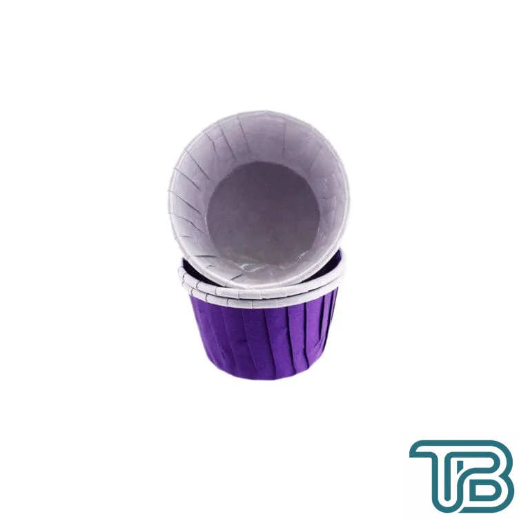 Cupcake Kalıbı Büyük Boy Düz Renk 62*40 MM (100 Adet) Mor - Eminönü ToptanS | Ticaretin Kalbinden