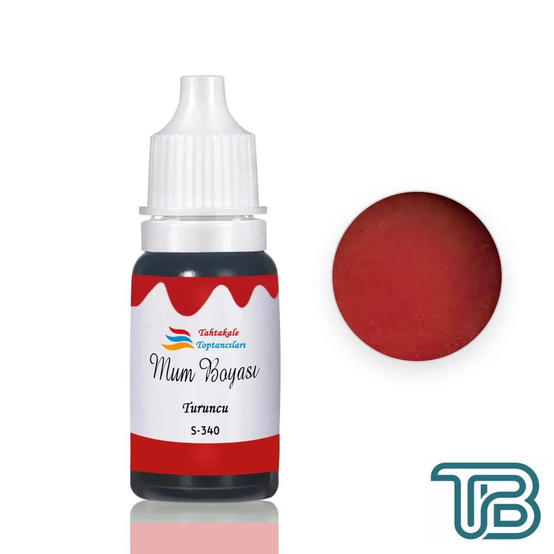 Mum Boyası Sıvı Pigment Boya 20 ML Turuncu - S340 - Eminönü ToptanS | Ticaretin Kalbinden