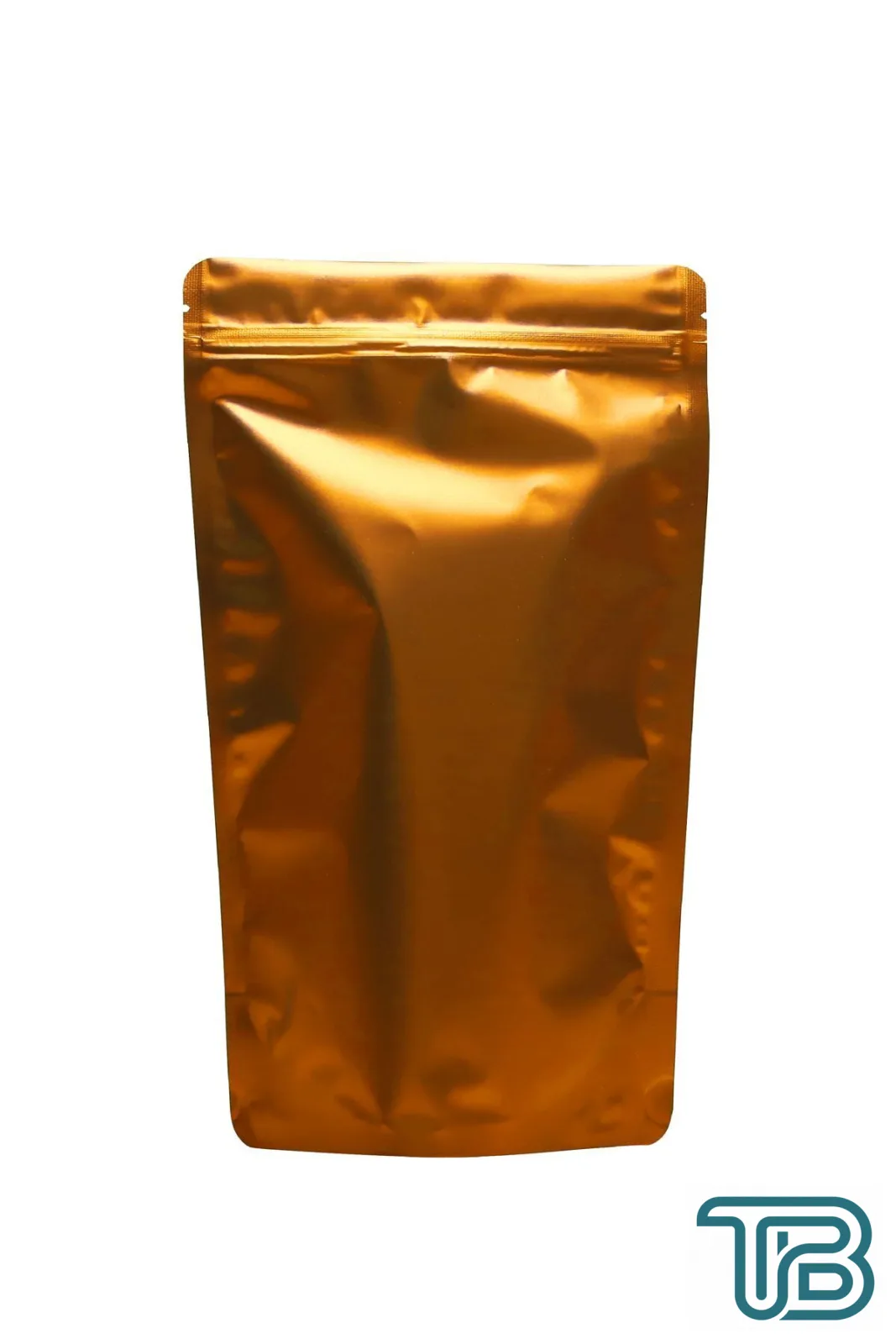 Mat Turuncu Metalize Kilitli Doypack Ambalaj 16x27+4 cm-500 gr. 50 Adet