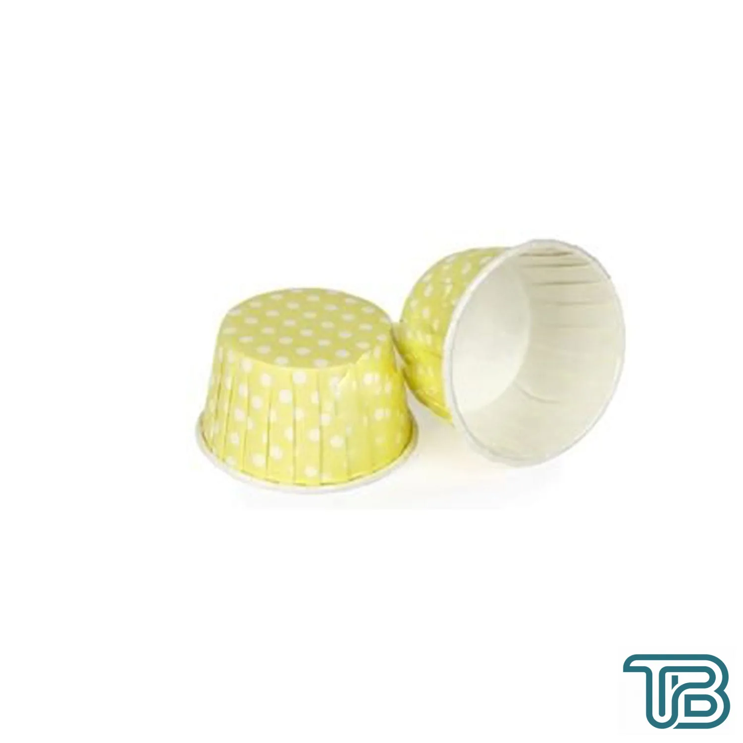 Cupcake Kalıbı Büyük Boy 62*40 Mm (50 Adet) Puantiyeli Sarı - Eminönü ToptanS | Ticaretin Kalbinden