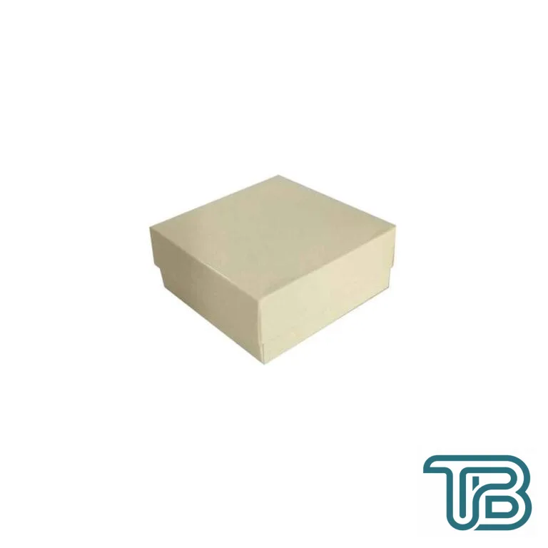 Komple Karton Kutu Düz Renk 7X7X2.2 CM (25 Adet) Krem - Eminönü ToptanS | Ticaretin Kalbinden