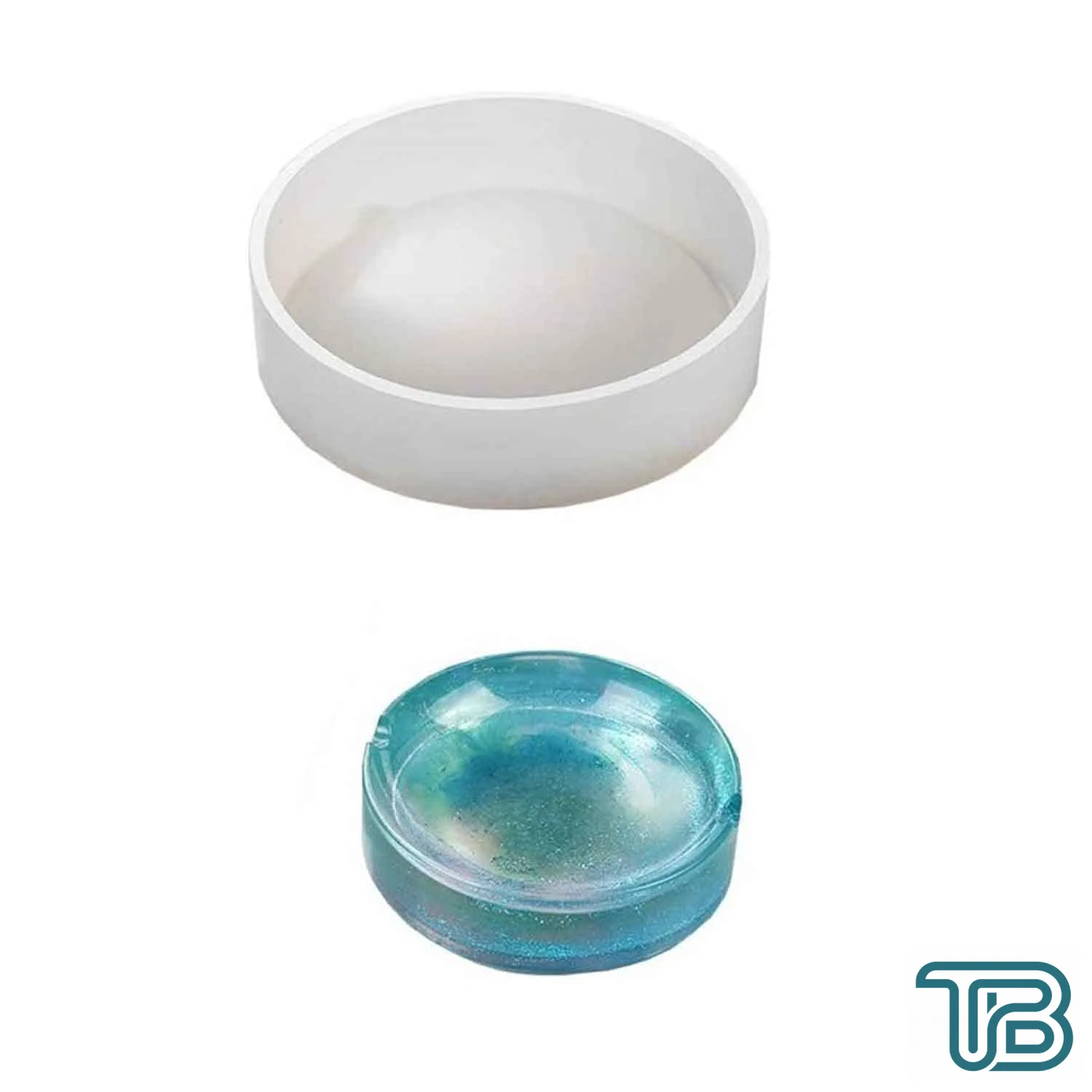 Epoksi Silikon Kalıp Küllük Kalıbı Yuvarlak 10.5X2.7 CM - Eminönü ToptanS | Ticaretin Kalbinden
